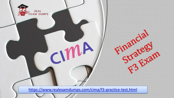 CIMA F3 Exam Best Study Guide - F3 Exam Questions Answers