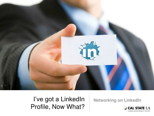 I’ve got a LinkedIn Profile, Now What?