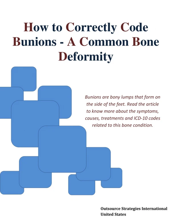 How to Correctly Code Bunions - A Common Bone Deformity