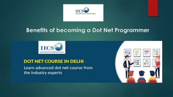 Best Dot Net training institute in Delhi