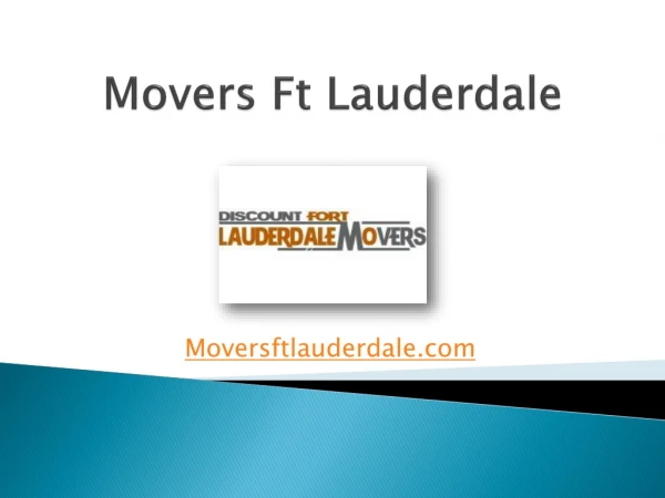 Fort Lauderdale Office Movers