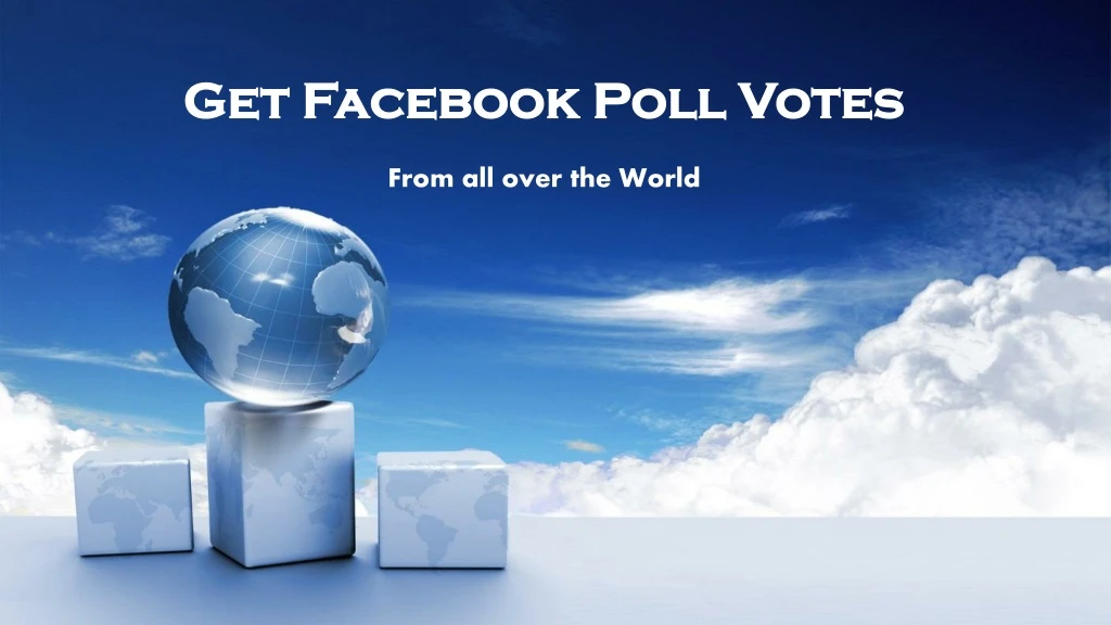 get facebook poll votes