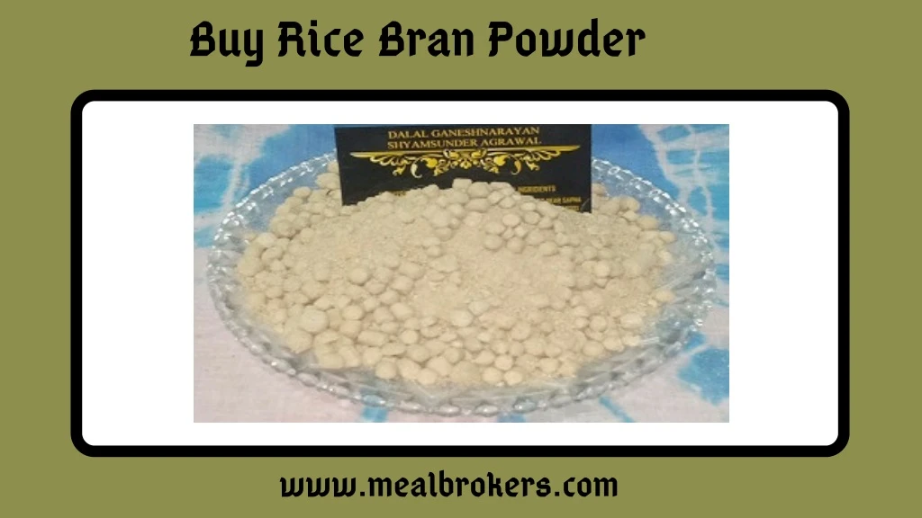 buy rice bran powder
