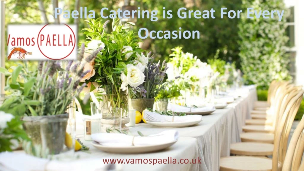 paella catering is great for every occasion