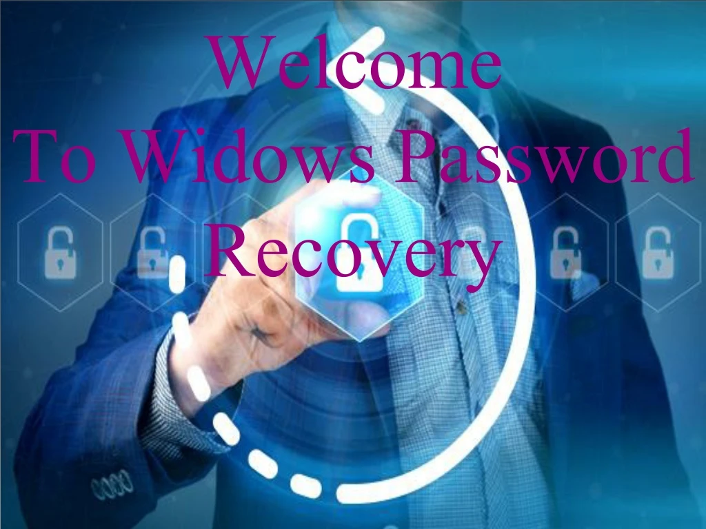 welcome to widows password recovery