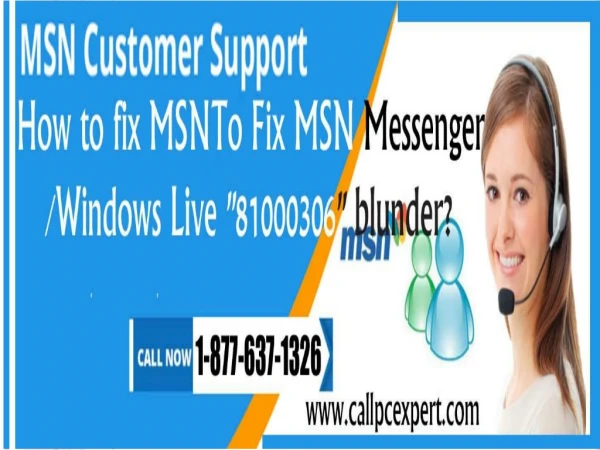 How To Fix MSN Messenger/Windows Live "81000306" blunder?