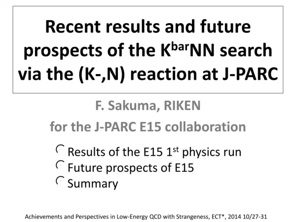 Recent results and future prospects of the K bar NN search via the (K-,N) reaction at J-PARC