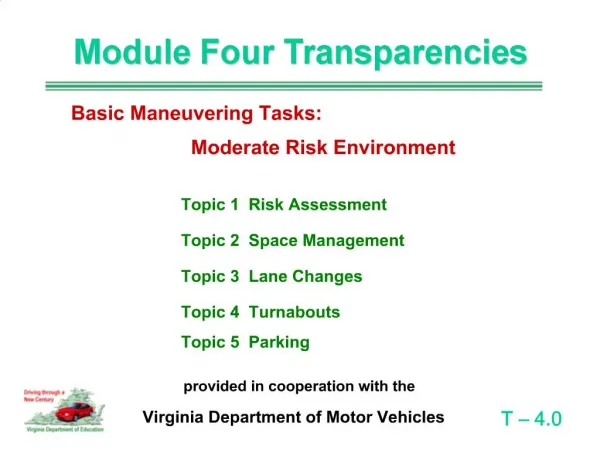 Provided in cooperation with the Virginia Department of Motor Vehicles