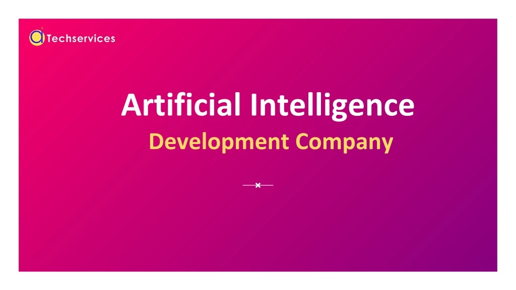 artificial intelligence development company