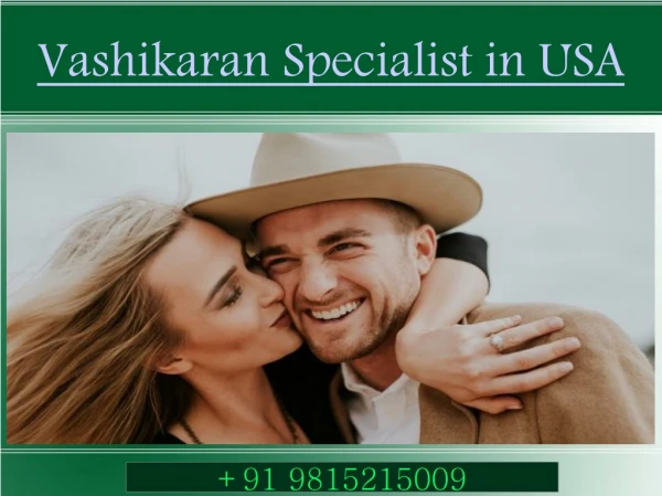 Vashikaran specialist in USA Canada 919815215009