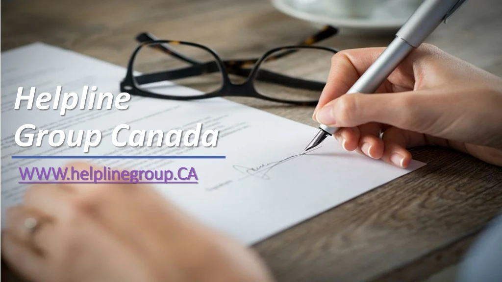 helpline group canada