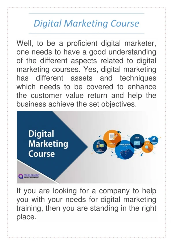 Digital Marketing Course in Kolkata, India