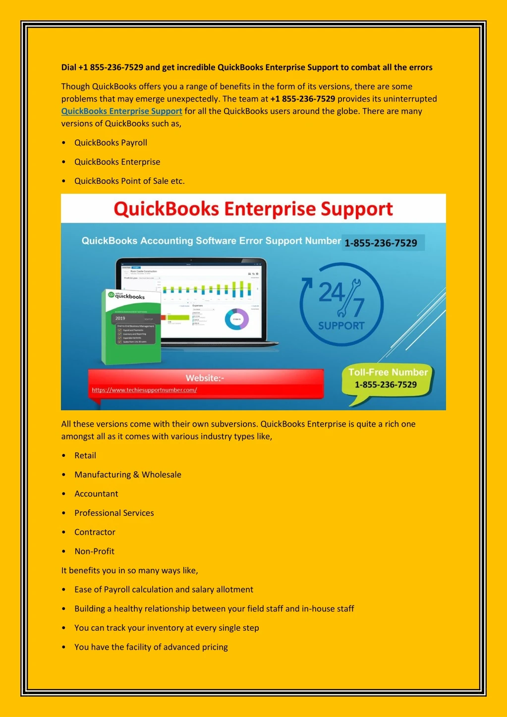 dial 1 855 236 7529 and get incredible quickbooks
