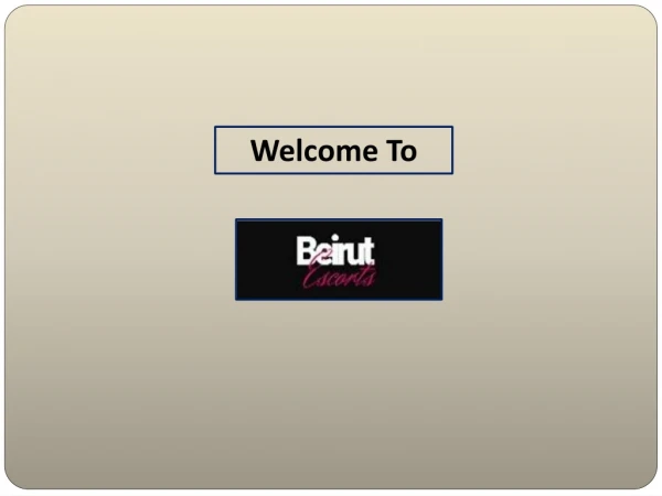 welcome to