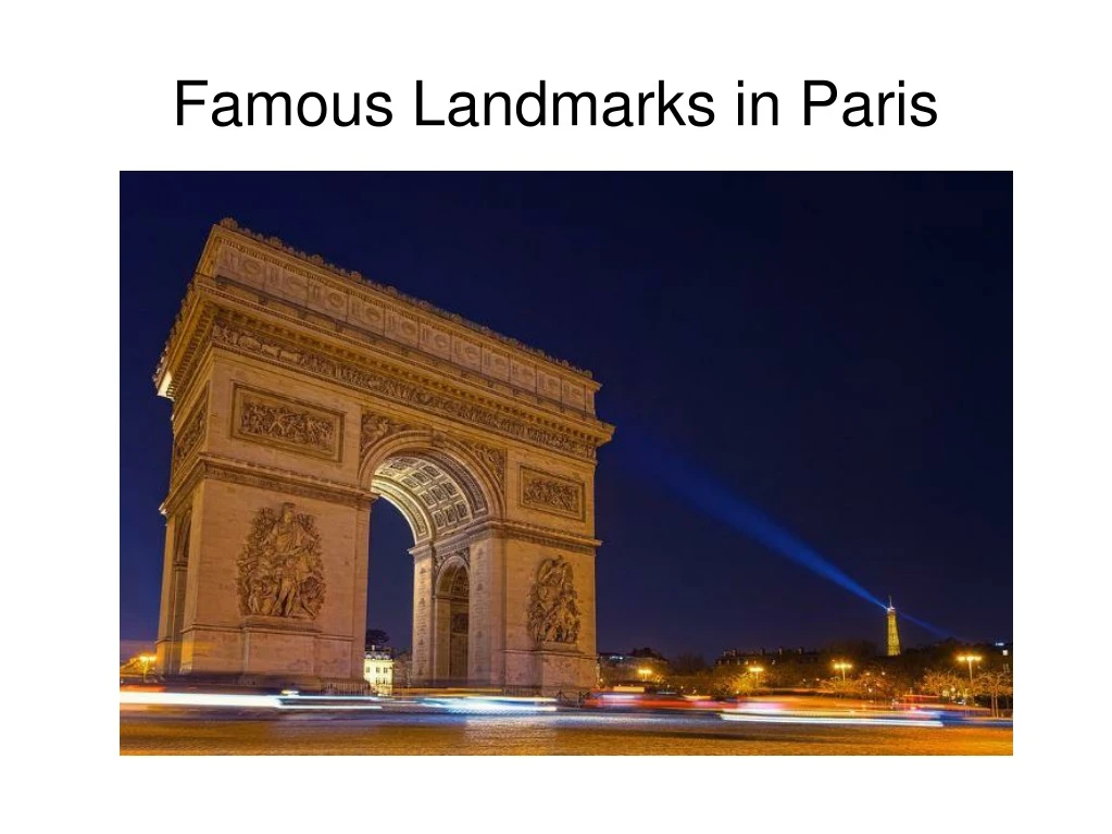 famous landmarks in paris