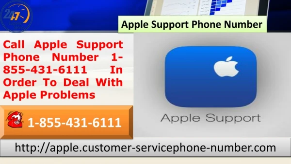 Call Apple Support Phone Number 1-855-431-6111 in Order To Deal With Apple Problems