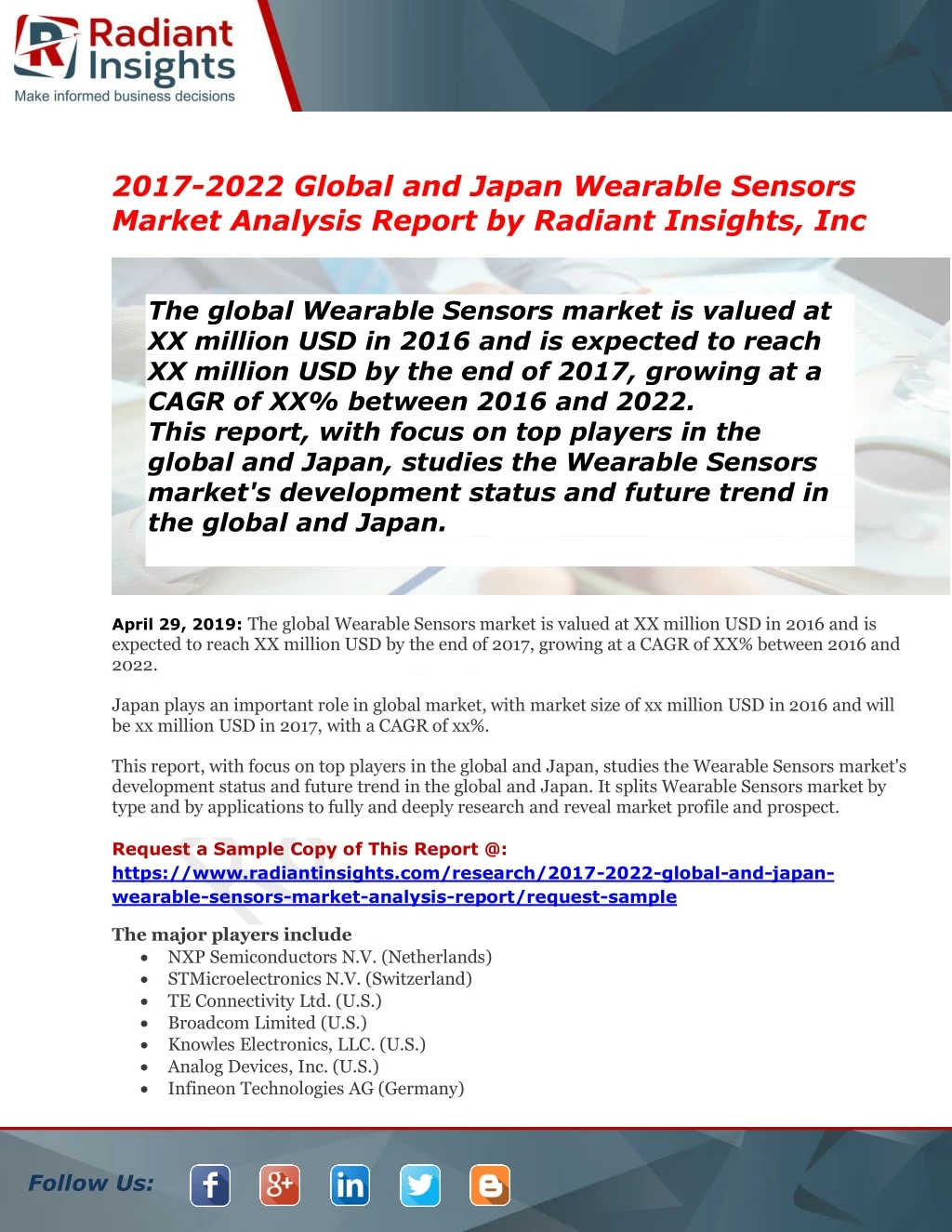 2017 2022 global and japan wearable sensors