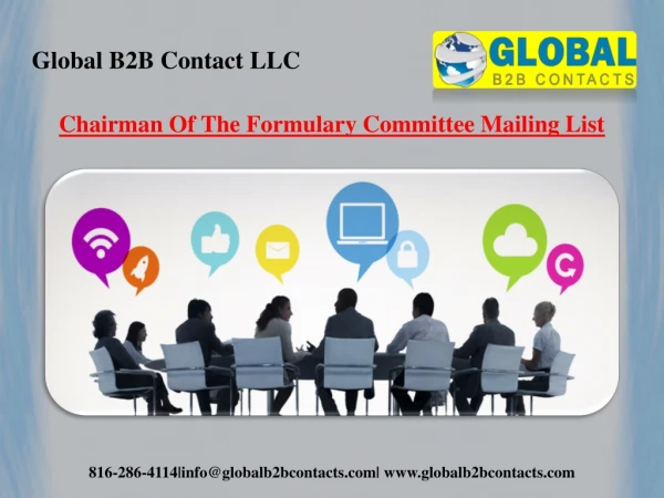 Chairman Of The Formulary Committee Mailing List