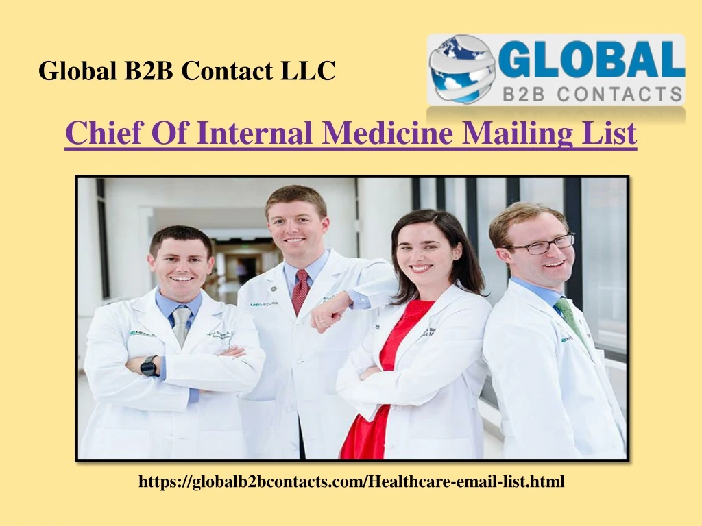 chief of internal medicine mailing list