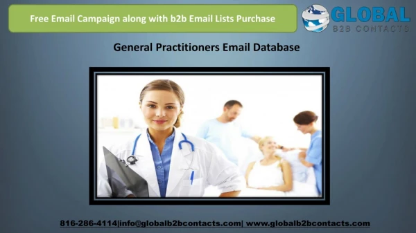 General Practitioners Email Database
