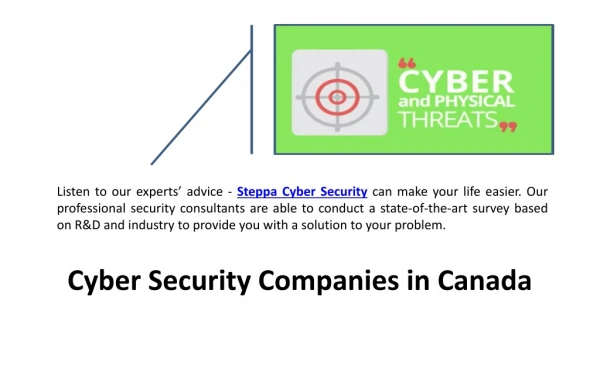 Cyber Security Companies in Canada