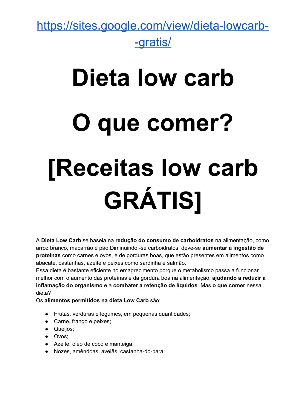 https sites google com view dieta lowcarb gratis
