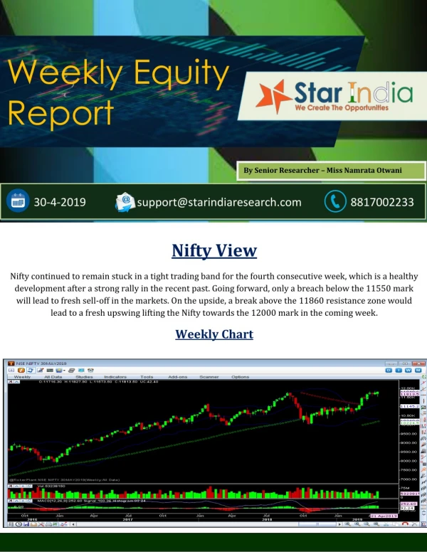 Weekly Equity Report- StarIndia Market Research