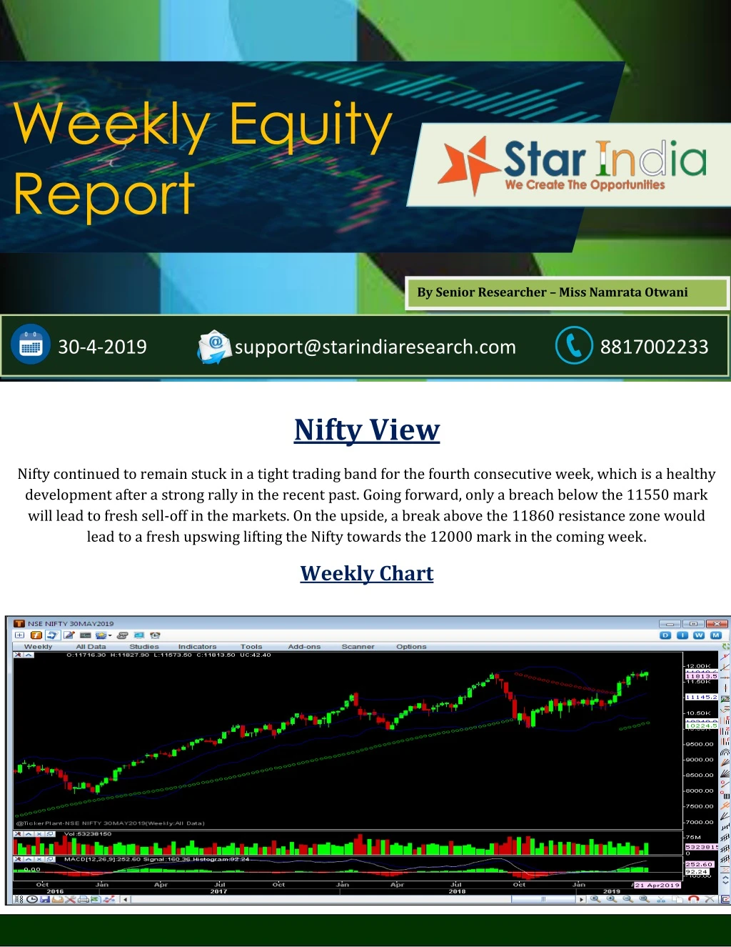 weekly equity report