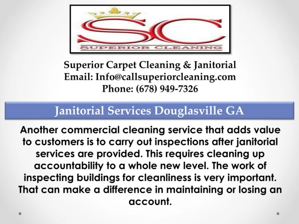 Superior Cleaning - Carpet Cleaning And Janitorial Services GA