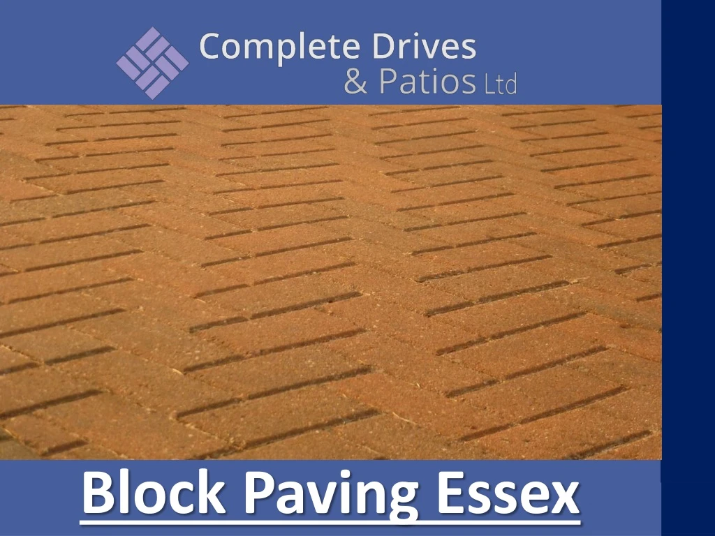 block paving essex