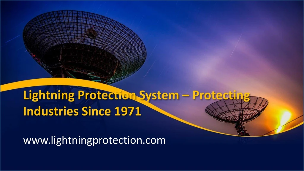 lightning protection system protecting industries