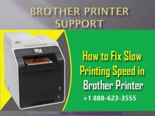 How to fix slow printing speed in brother printer - slide 1