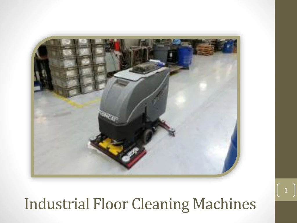 industrial floor cleaning machines