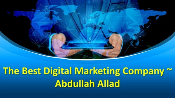 Abdullah Yusuf Allad Is A Full Experienced Digital Marketing Master.