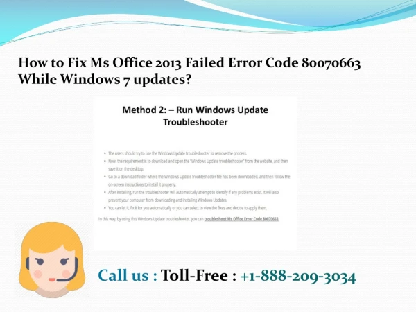 Ms Office 2013 Failed Error Code 80070663
