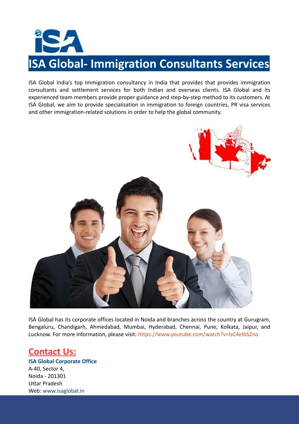 isa global immigration consultants services