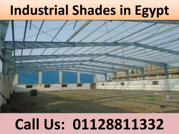 Industrial Shades in Egypt