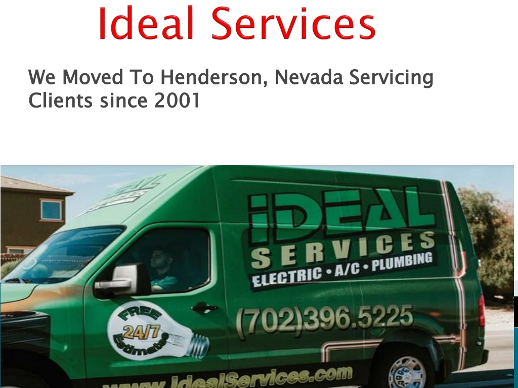 we moved to henderson nevada servicing clients