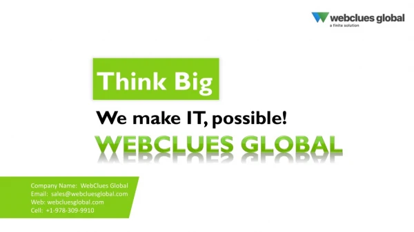 App & Web Development Services - WebClues Global