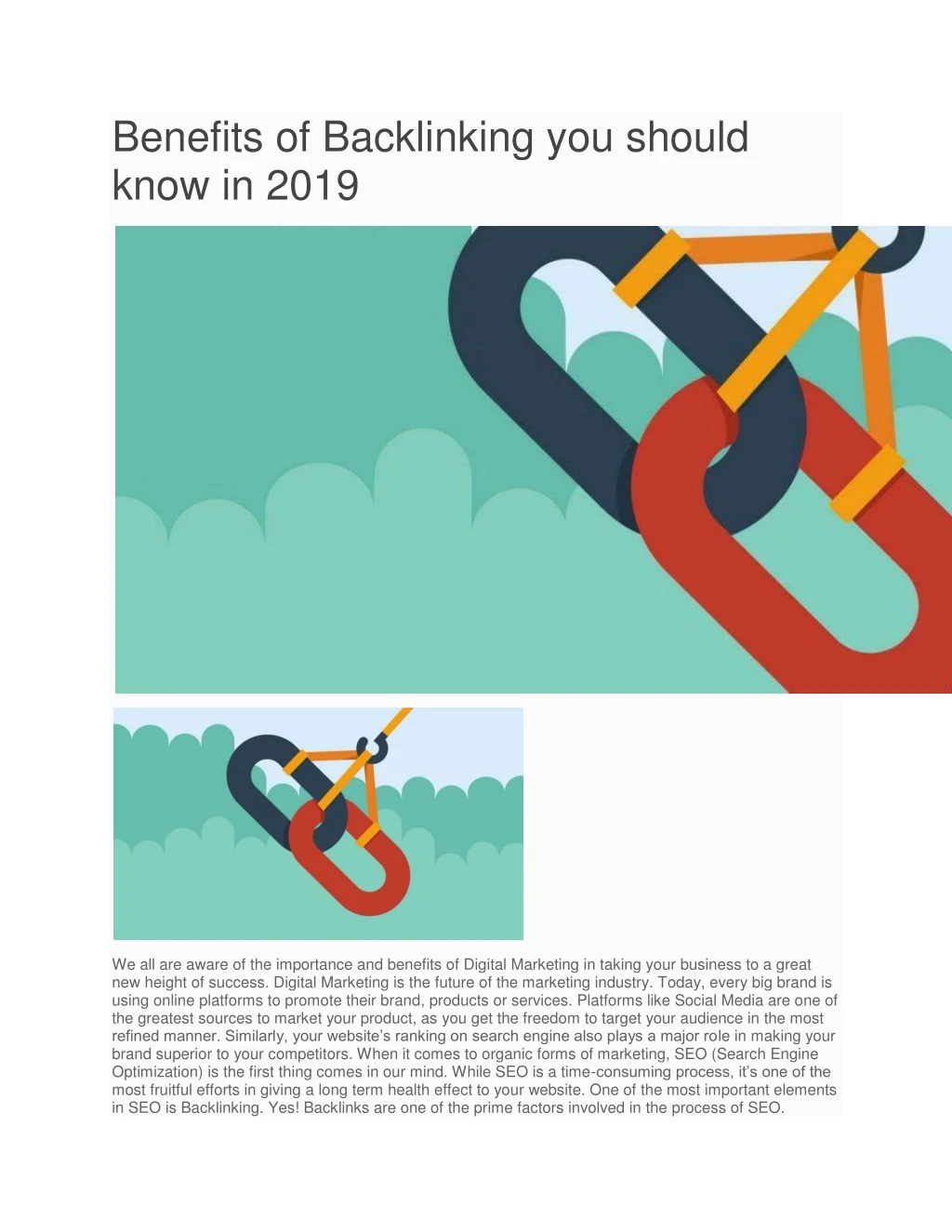 benefits of backlinking you should know in 2019