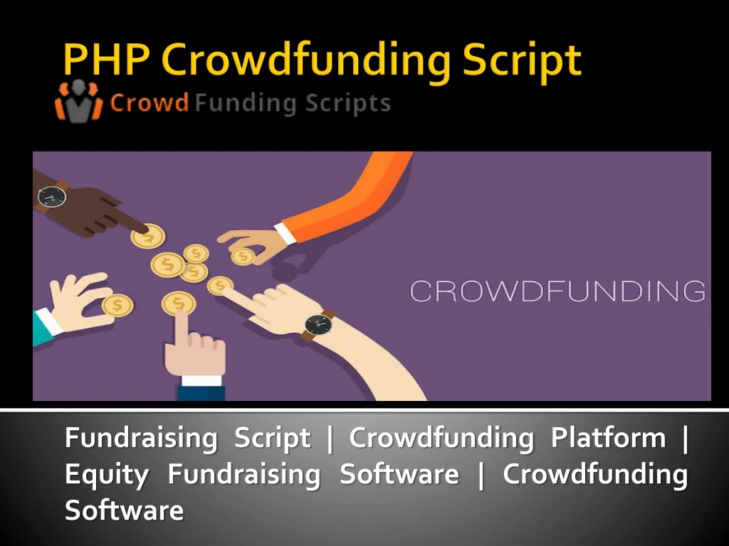 fundraising script crowdfunding platform equity fundraising software crowdfunding software