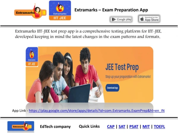 Exam preparation app