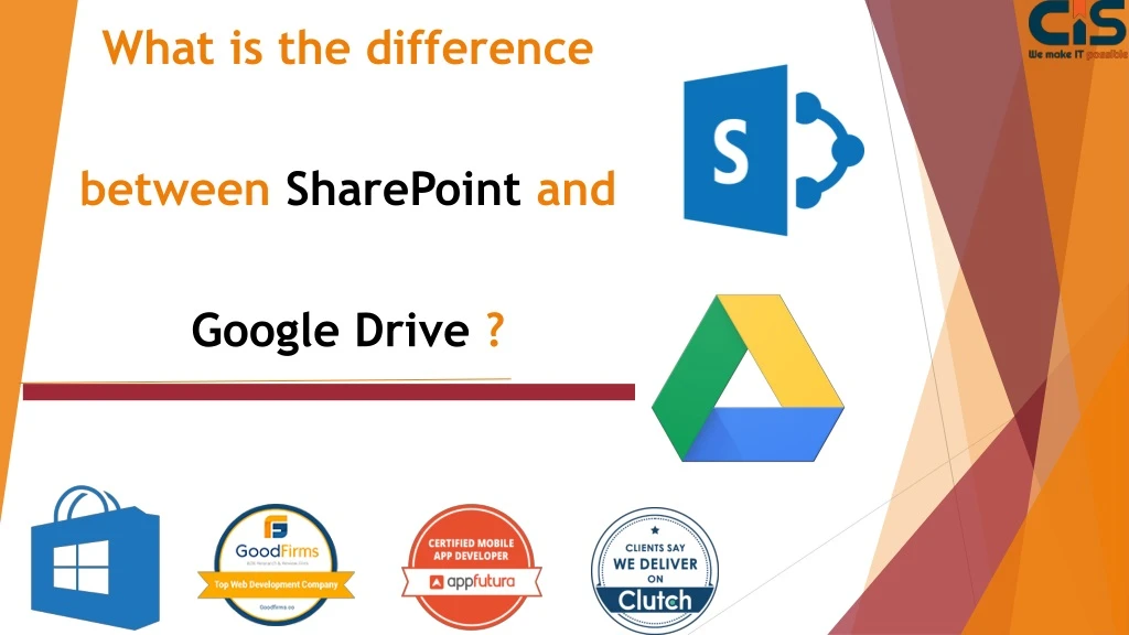 what is the difference between sharepoint and google drive