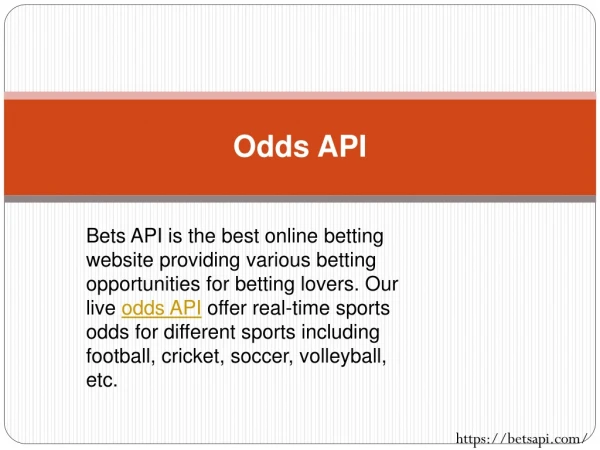 Odds API
