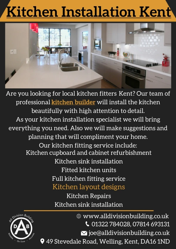 Kitchen Installation Kent