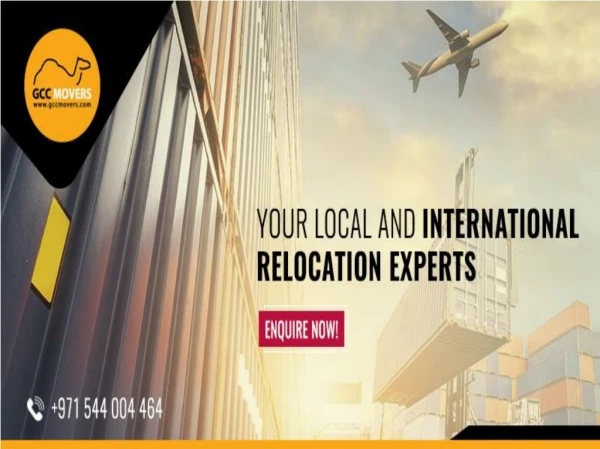International Relocation Expert-GCC Movers