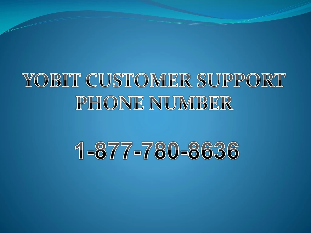 yobit customer support phone number