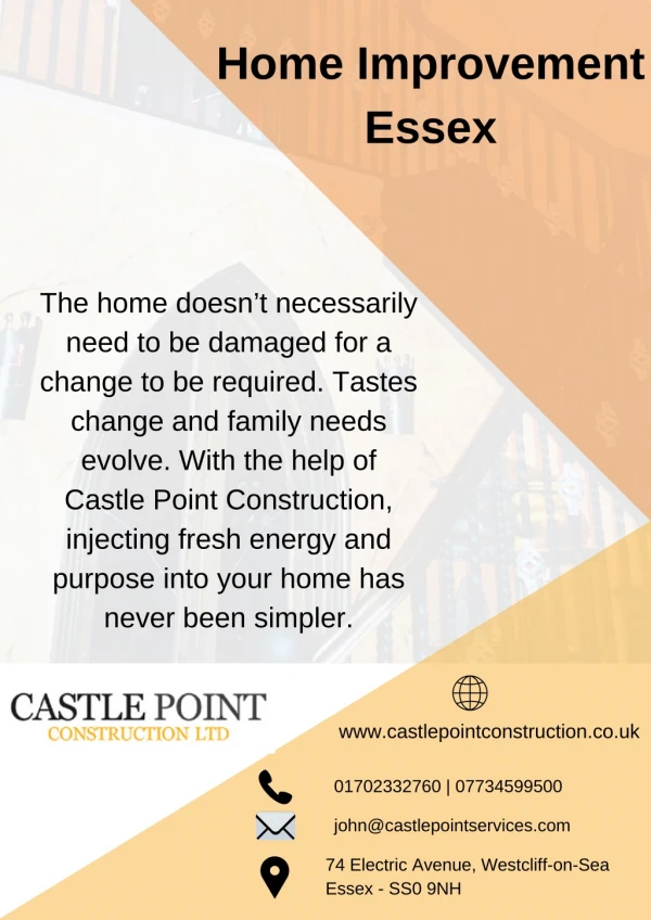 Home Improvement Essex | Building Contractors