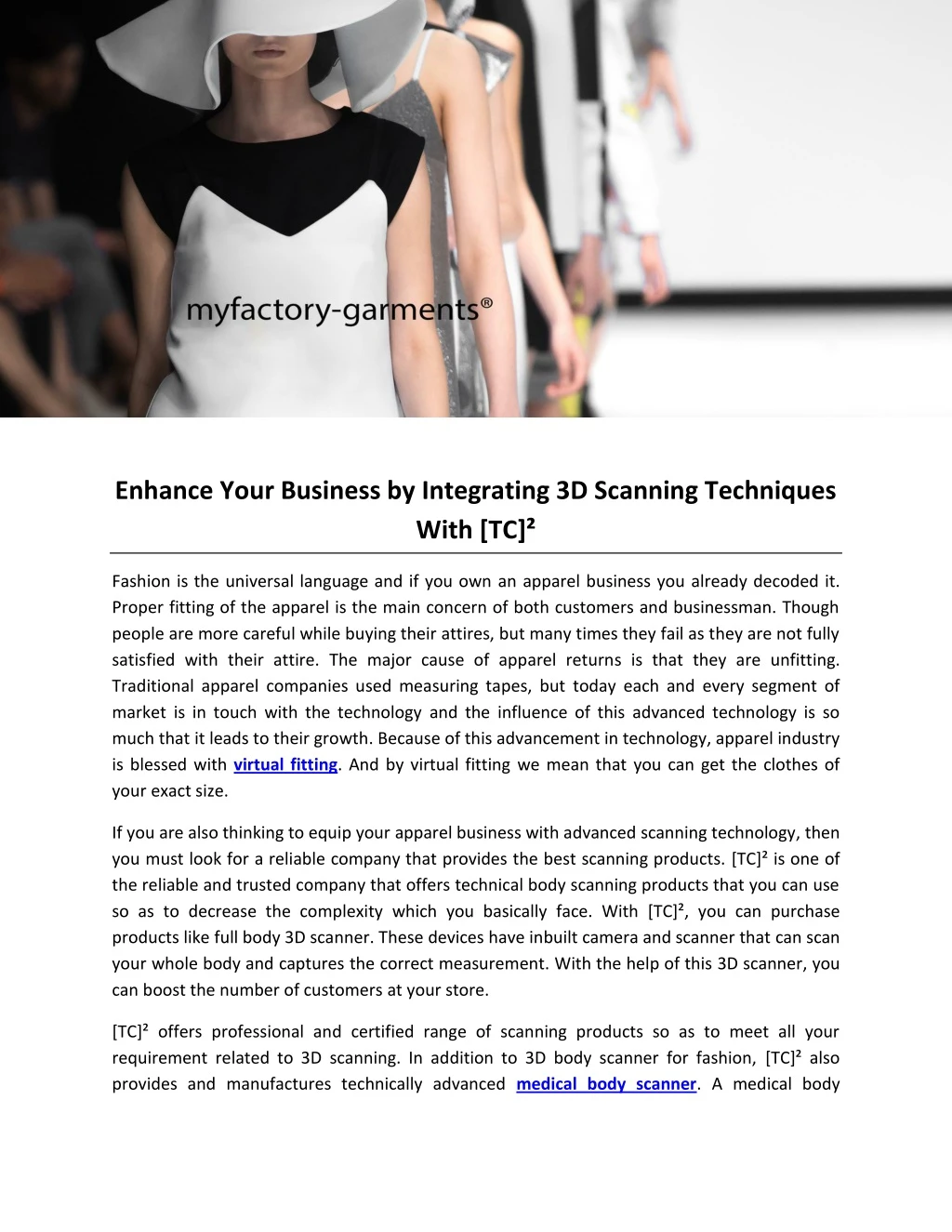 enhance your business by integrating 3d scanning