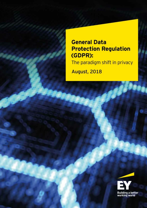 General Data Protection Regulation (GDPR) - Key Changes Towards Data Privacy by EY India